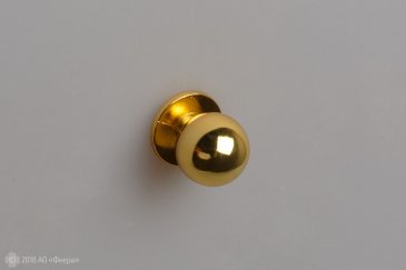 RC006 мебельная ручка-кнопка золото полированное