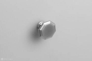 RC013 мебельная ручка-кнопка сатиновый хром