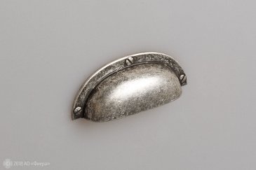 FM117 мебельная ручка-раковина 64 мм старое серебро FM117 мебельная ручка-раковина 64 мм старое серебро