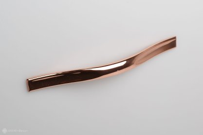 Vela мебельная ручка-скоба 160 мм медь полированная