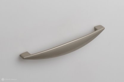 RS012 мебельная ручка-скоба 128 мм сатиновый никель