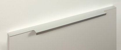 Ray торцевая мебельная ручка для фасадов 450 мм сатиновый хром