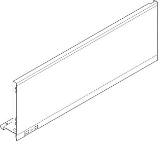 Царга LEGRABOX pure, высота C (177 мм), НД=300 мм, правая, белый-шелк