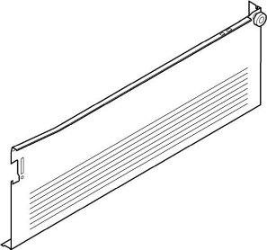 METABOX, Царга H, 150/500 мм, 25 кг, серая, прав.