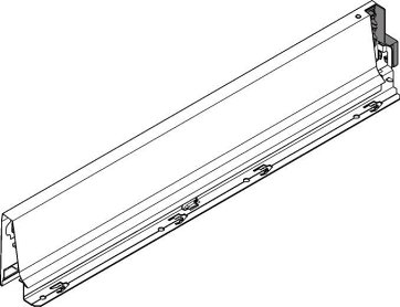 TANDEMBOX intivo/antaro, царга М 83/450мм, серая, лев.