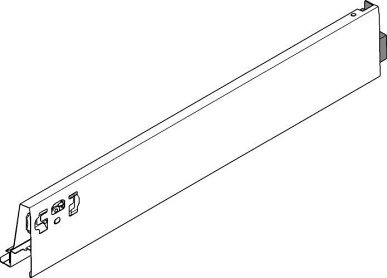 TANDEMBOX intivo/antaro, царга М 83/450мм, черная, прав.