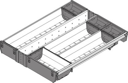 ORGA-LINE, комплект разделителей, ширина 450мм, длина 450мм