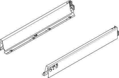 TANDEMBOX intivo/antaro, царги N 68/500мм, белые, комплект