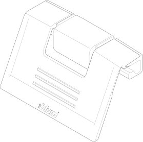 TANDEMBOX, ручка без поводка д/внутр.ящика, черный