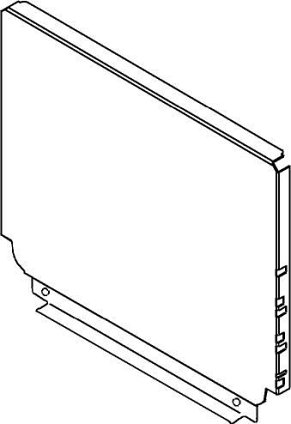 TANDEMBOX, задняя стенка D (224мм), ширина 400мм, белая