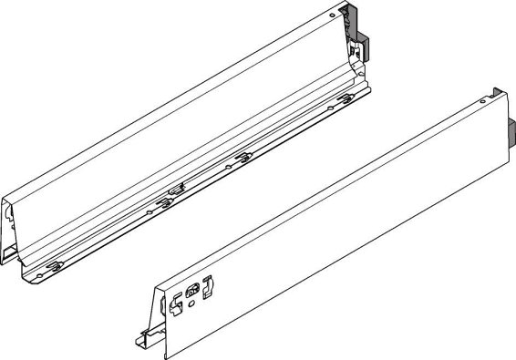 TANDEMBOX, царги N 68/450мм, нержавеющая сталь, комплект