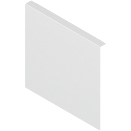 AMBIA-LINE адаптер для задней стенки из ДСП для LEGRABOX ящик с высоким фасадом высота F, белый шелк
