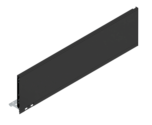 Царга LEGRABOX pure, высота C (177 мм), НД=650 мм, правая, терра-черный