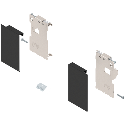 LEGRABOX, комплект держателей фасада, высота M, терра-черный