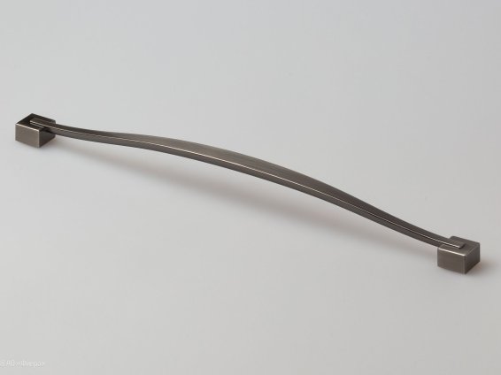 12964 мебельная ручка-скоба 320 мм черненая шлифованная сталь
