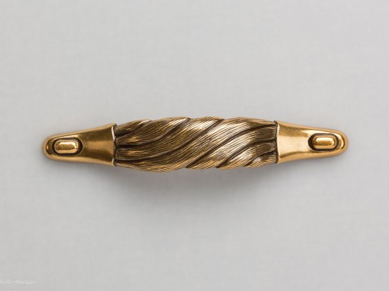 Journey мебельная ручка-скоба 128 мм состаренное золото