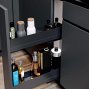VS SUB Slim Planero на направляющих MOVENTO, ширина корпуса 150 мм, правая, Lava grey