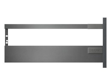 Ящик TANDEMBOX antaro TIP-ON BLUMOTION (высота B 160, глубина 300 мм, 10-20 кг), крепление саморез, серый орион