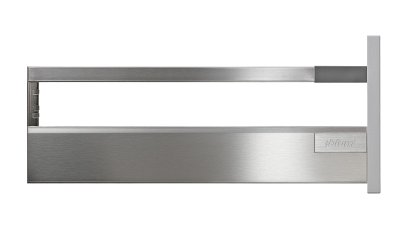 Ящик TANDEMBOX antaro с TIP-ON BLUMOTION (высота B 160, глубина 450 мм, вес ящика до 20 кг), крепление INSERTA, нержавеющая сталь