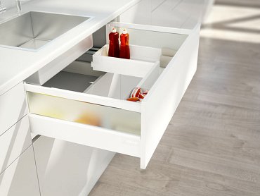 Ящик под мойку TANDEMBOX antaro (192х500) с TIP-ON BLUMOTION, крепление inserta, бел., вес ящика до 20 кг