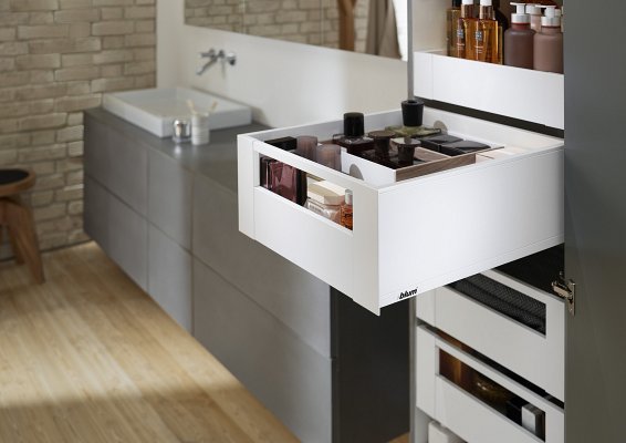 Внутренний ящик LEGRABOX pure (высота C 177, глубина 400 мм), терра-черный