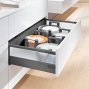 Ящик TANDEMBOX antaro TIP-ON BLUMOTION (высота D 224, глубина 400 мм, 10-30 кг), крепление саморез, серый орион